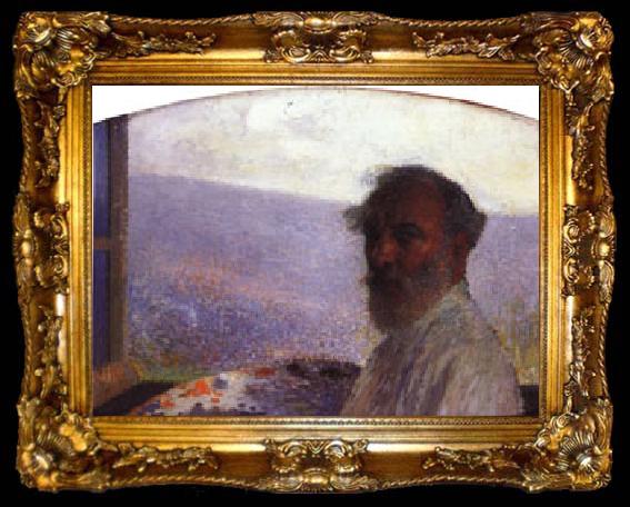 framed  Henri Martin Self-Portrait, ta009-2